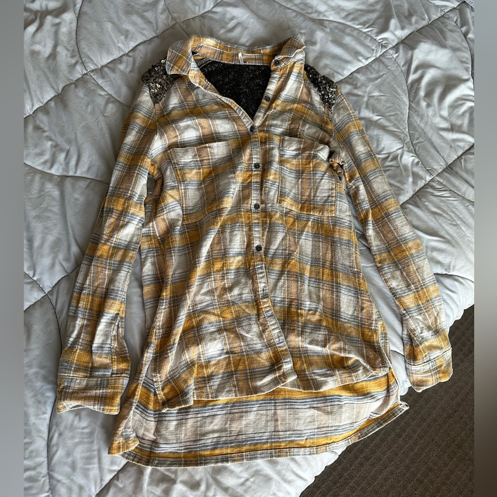 Free people sequence flannel
